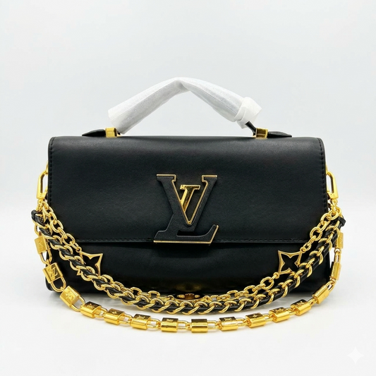 LV Twist Chain Top Handle Crossbody Bag for Women – Premium Designer Style Handbag