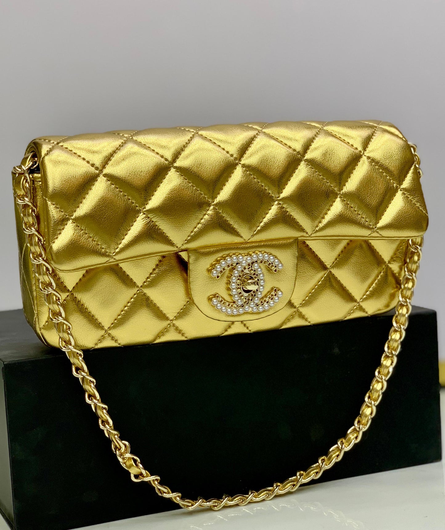 Luxury Quilted Chain Shoulder Bag