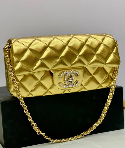 Luxury Quilted Chain Shoulder Bag