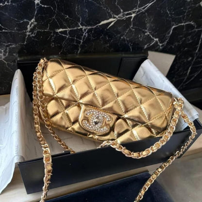 Luxury Quilted Chain Shoulder Bag