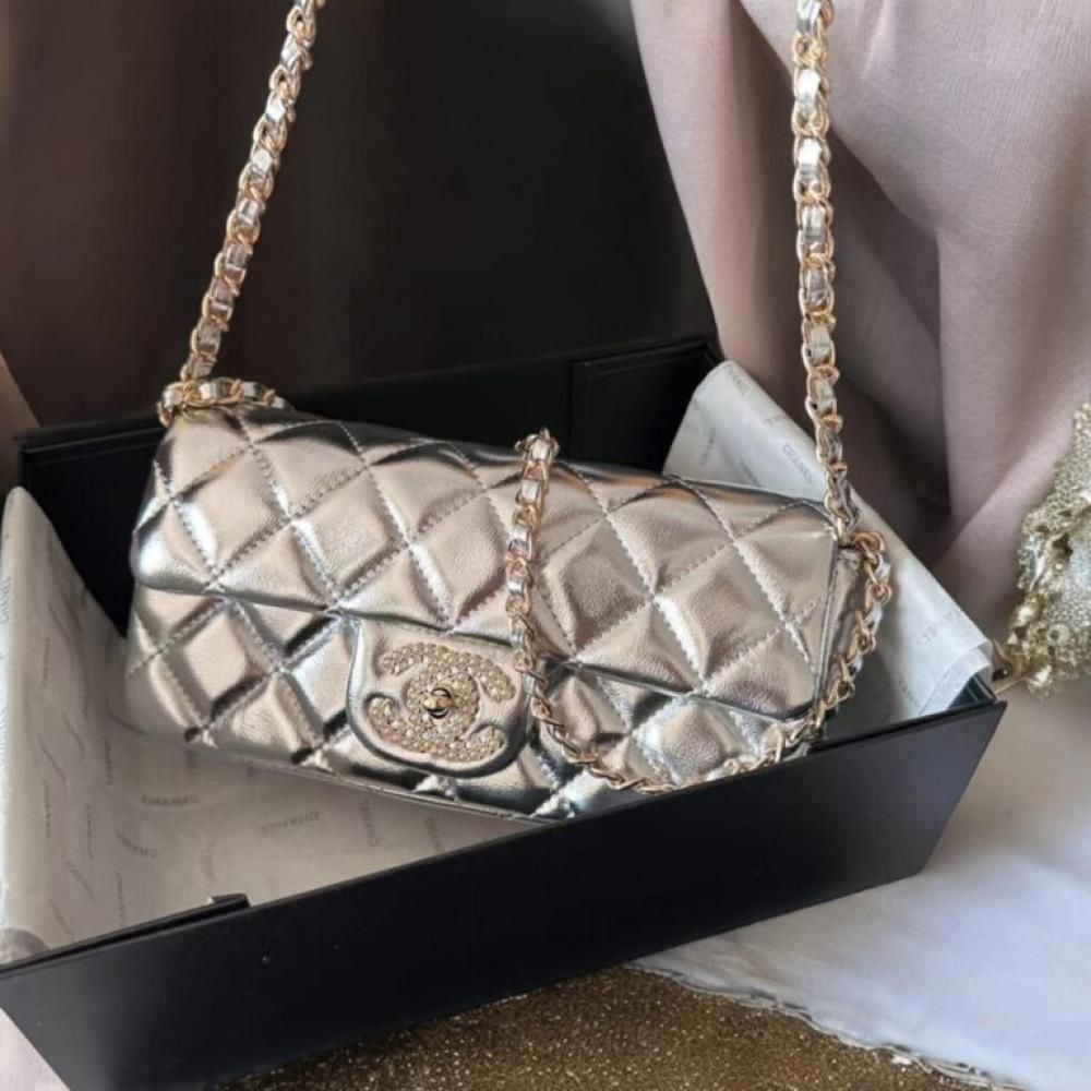 Luxury Quilted Chain Shoulder Bag