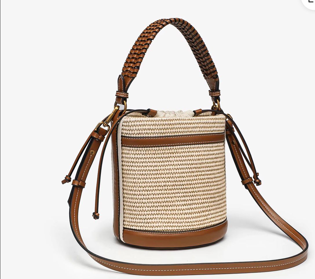 Elegant Woven Bucket Bag – Premium Summer Style Handbag