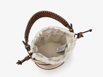 Elegant Woven Bucket Bag – Premium Summer Style Handbag