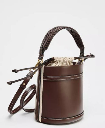 Elegant Woven Bucket Bag – Premium Summer Style Handbag