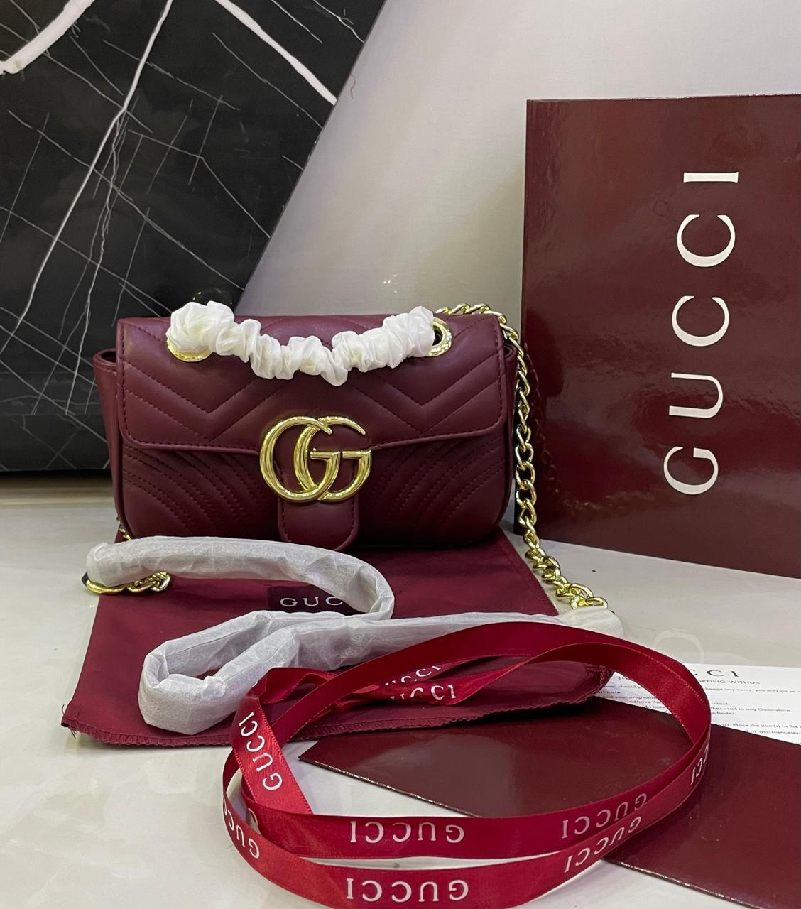 Luxury Quilted Chain Crossbody Bag | Gucci Bag