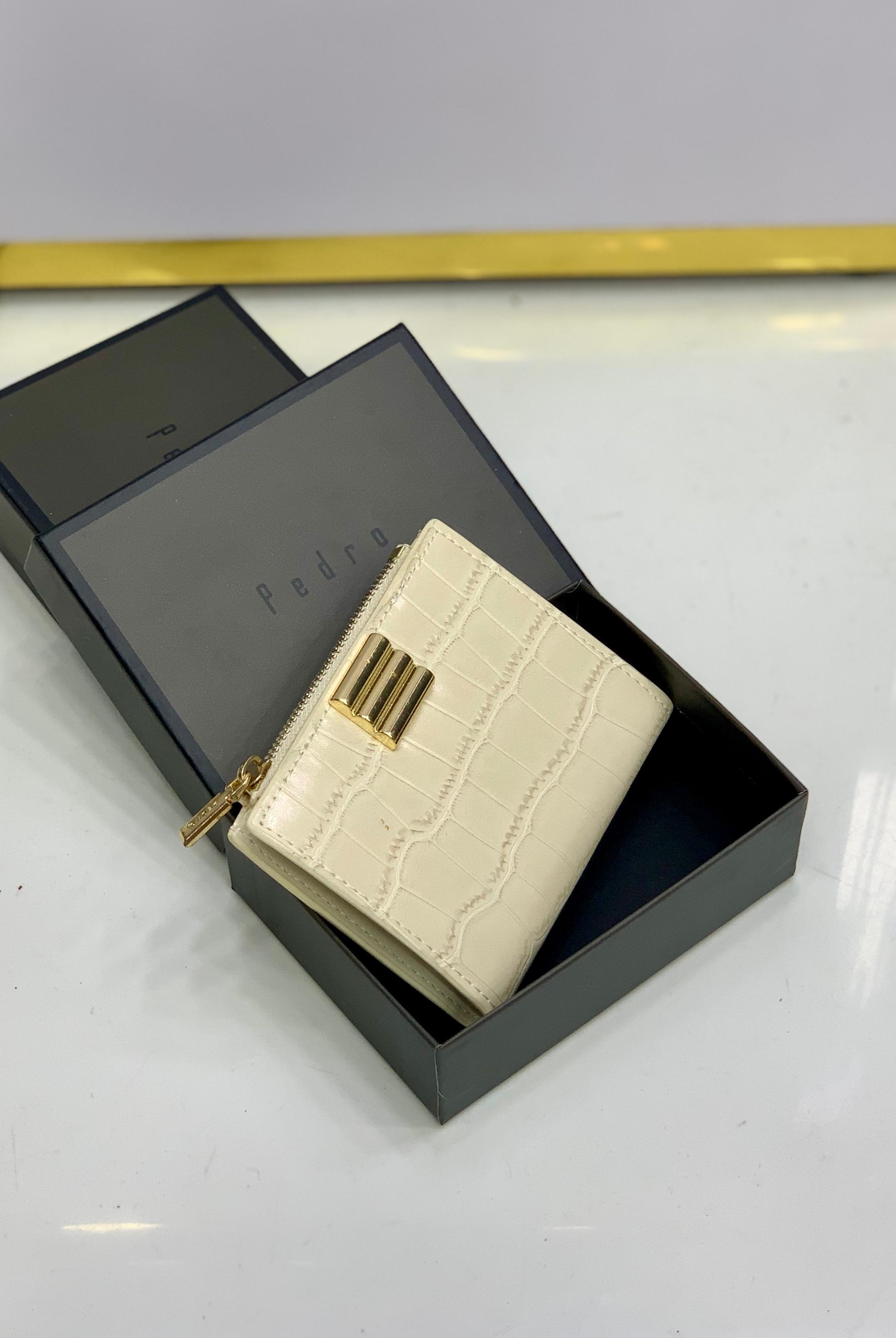 Luxury Croc Texture Mini Wallet
