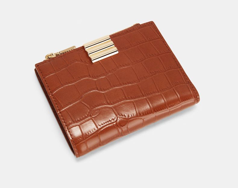 Luxury Croc Texture Mini Wallet