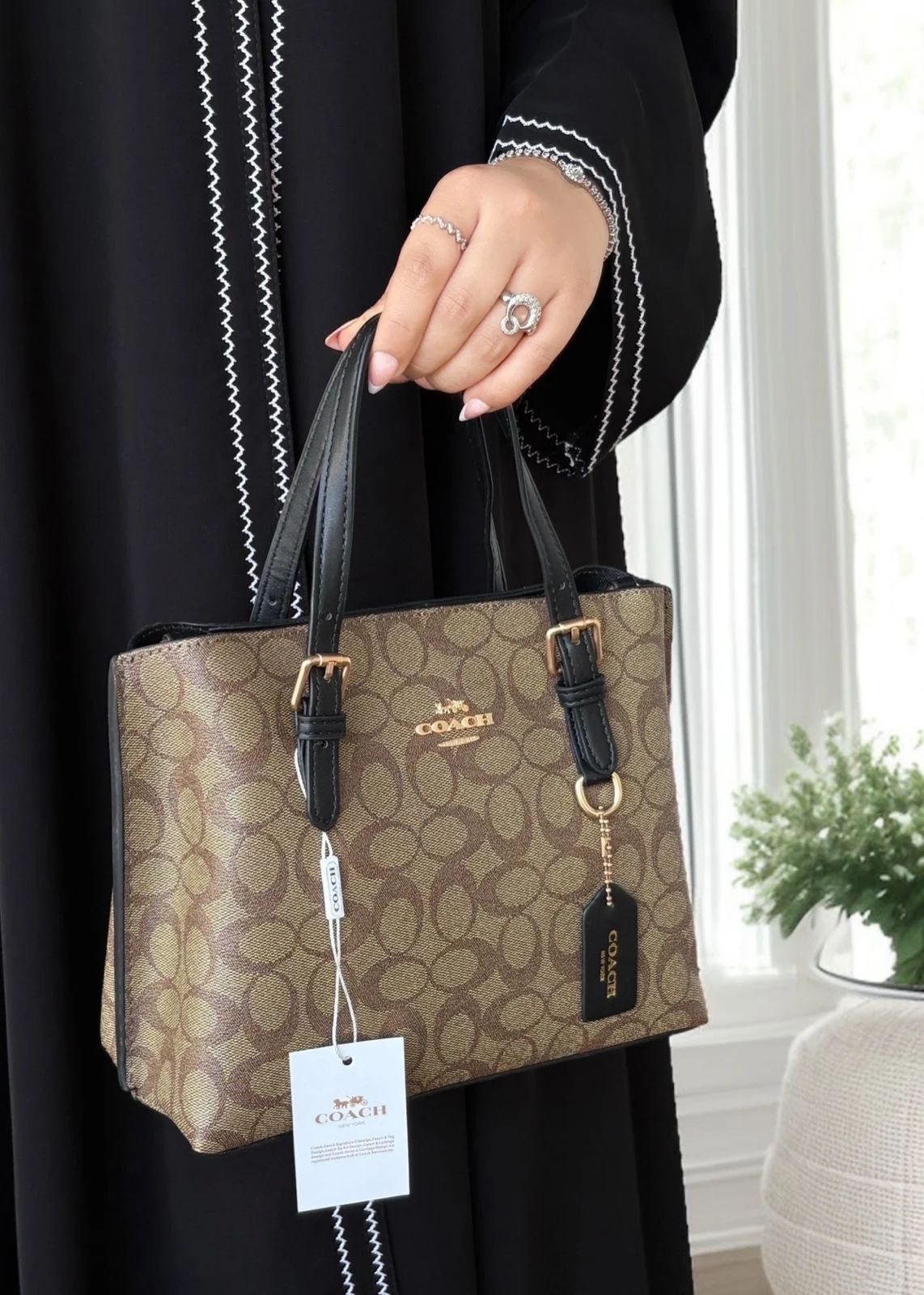 Coach Signature Canvas Tote Bag for Women