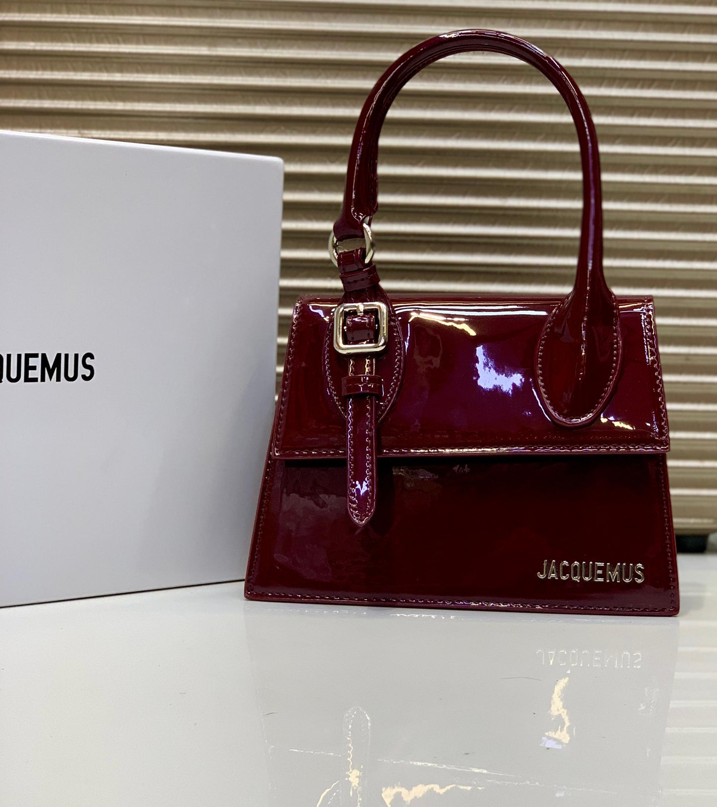 Elegant Glossy Mini Top Handle Bag for Women – Chic Fashion Handba