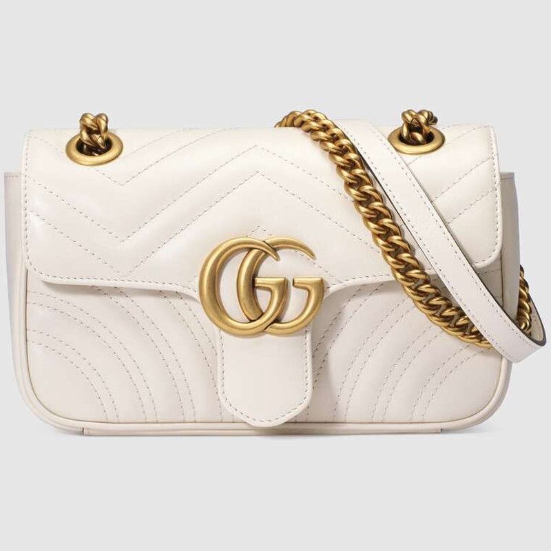 Gucci Cross Body Bag With Golden Chain | Premium Quality | 4 Colour's