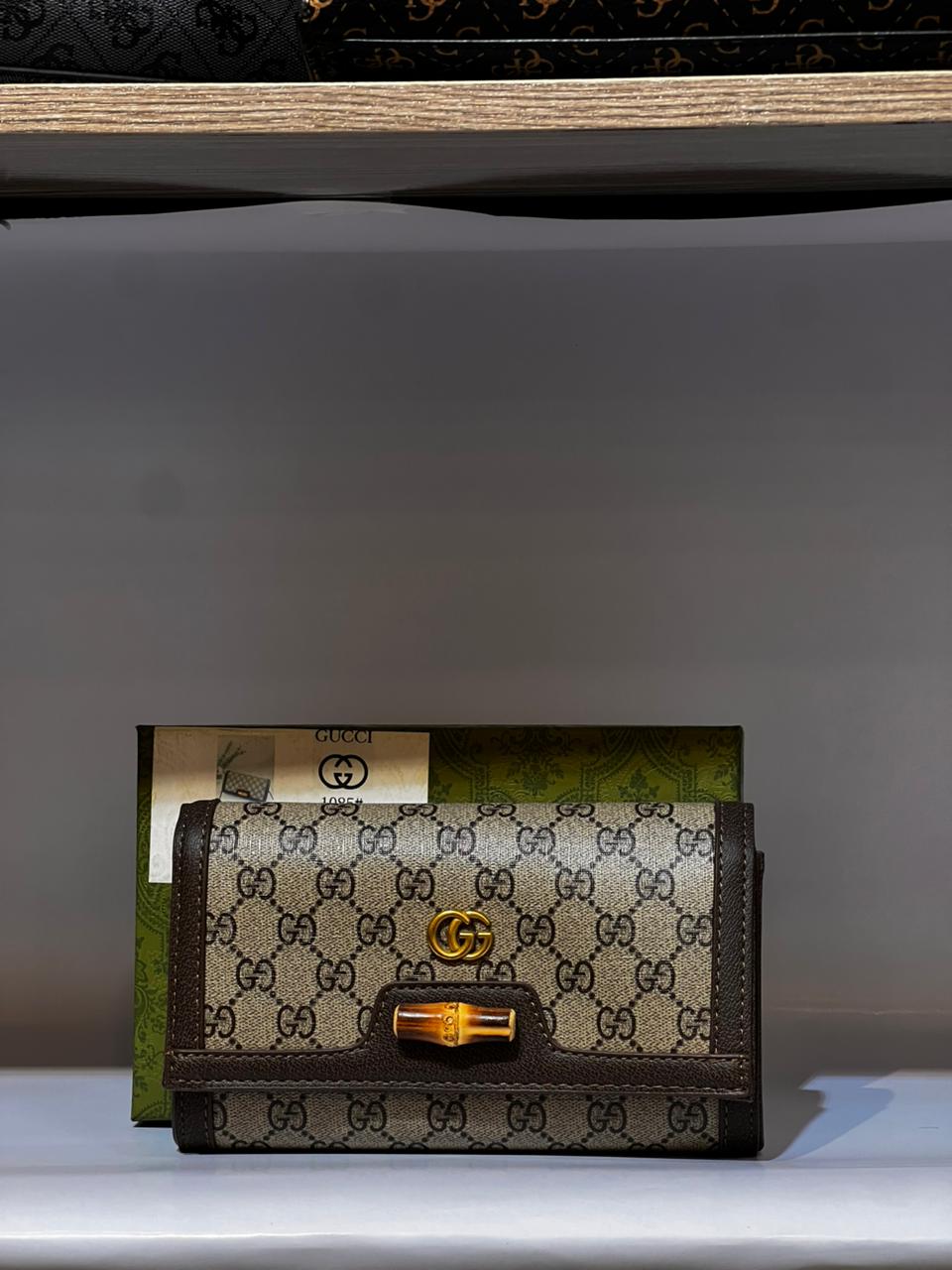 Gucci Bamboo Monogram Canvas Mini Bag & Wallet Collection - Luxury GG Supreme