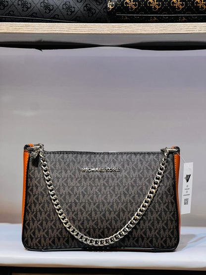 Michael Kors MK Signature Chain Shoulder Bag for Women – Premium Designer Style Handbag
