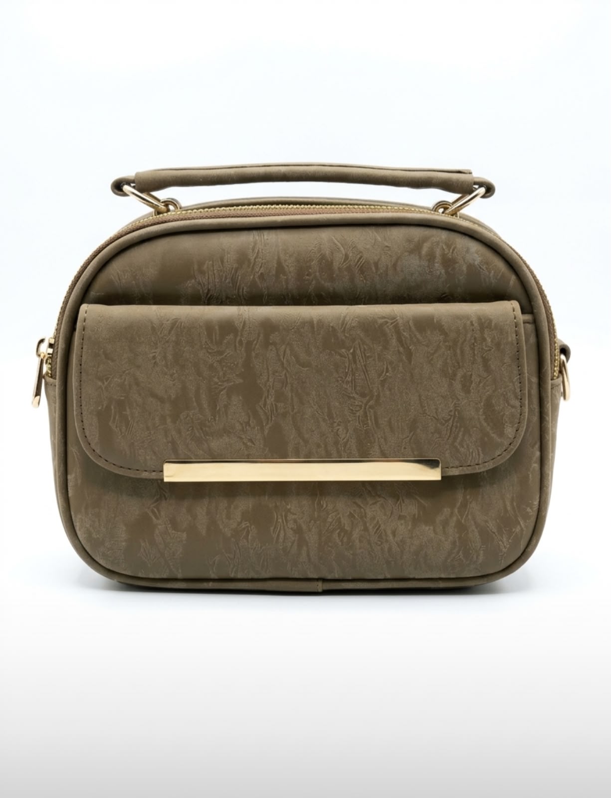 Double Zip Carry Bag - Premium Stylish Everyday Handbag