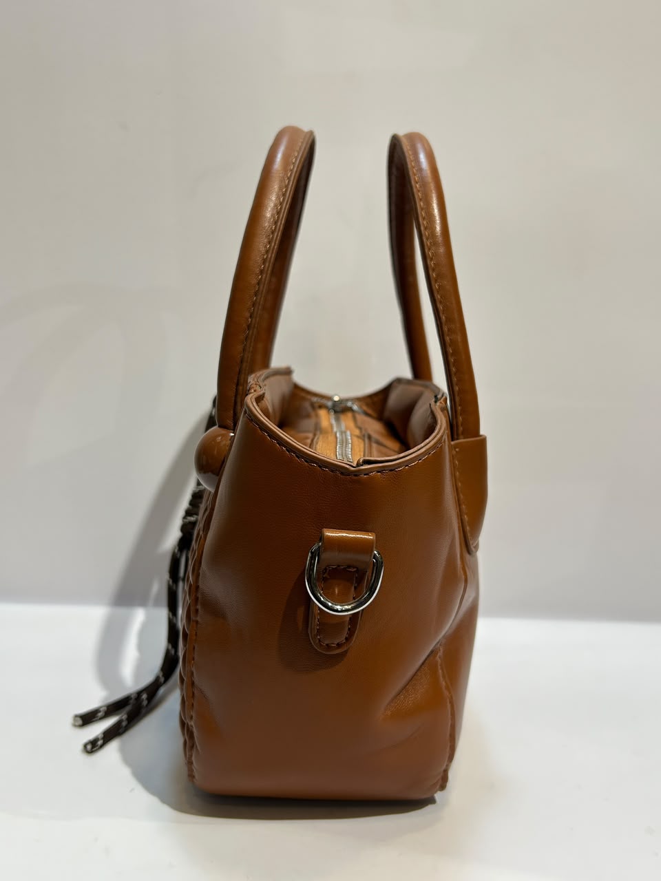 Slim Double Bag - Stylish Compact Double Compartment Handbag