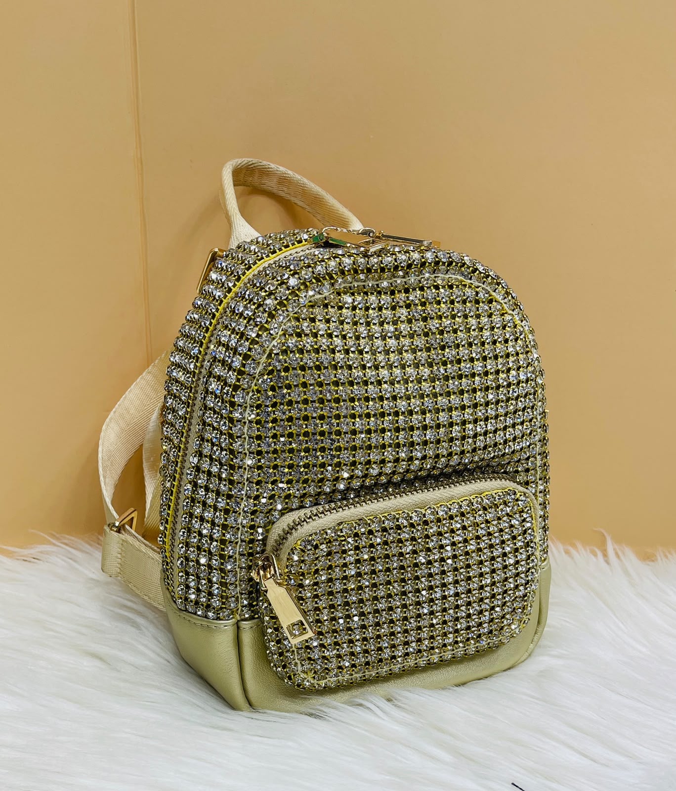 Turkish Stone Bag Pack - Premium Embellished Designer Backpack