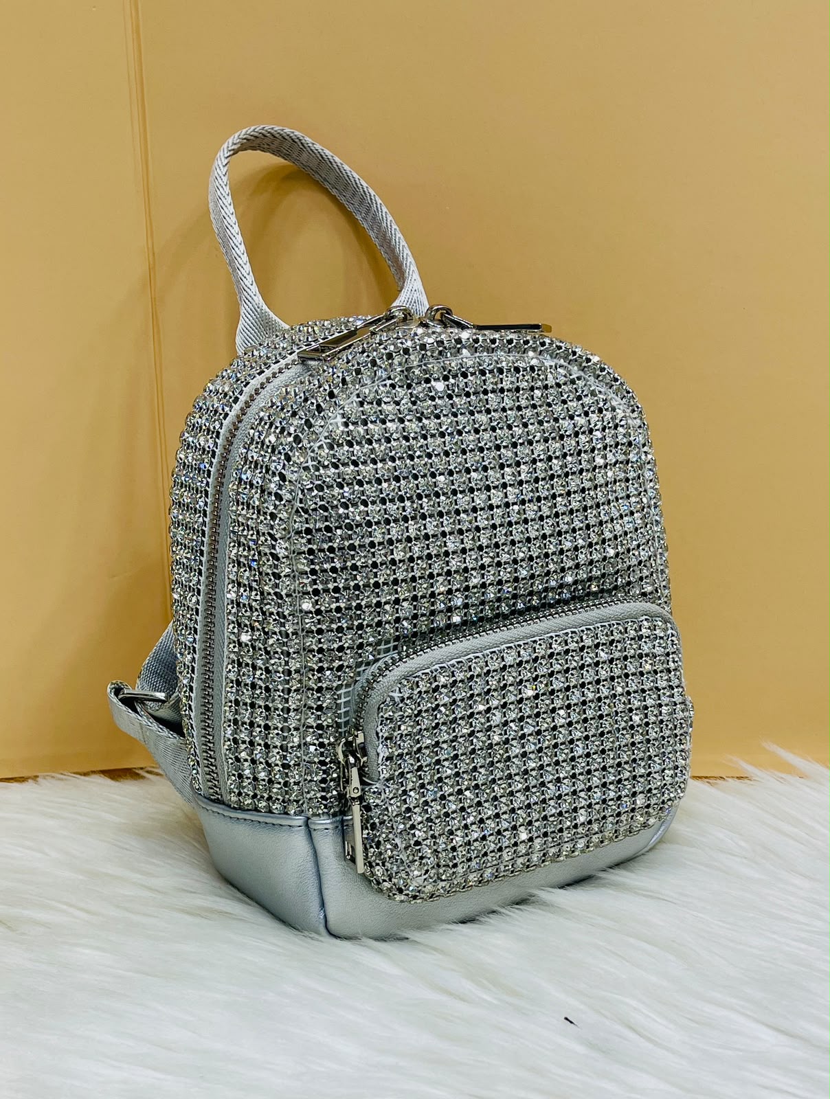 Turkish Stone Bag Pack - Premium Embellished Designer Backpack
