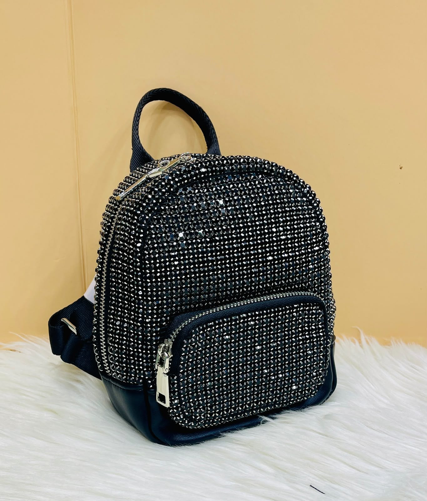 Turkish Stone Bag Pack - Premium Embellished Designer Backpack