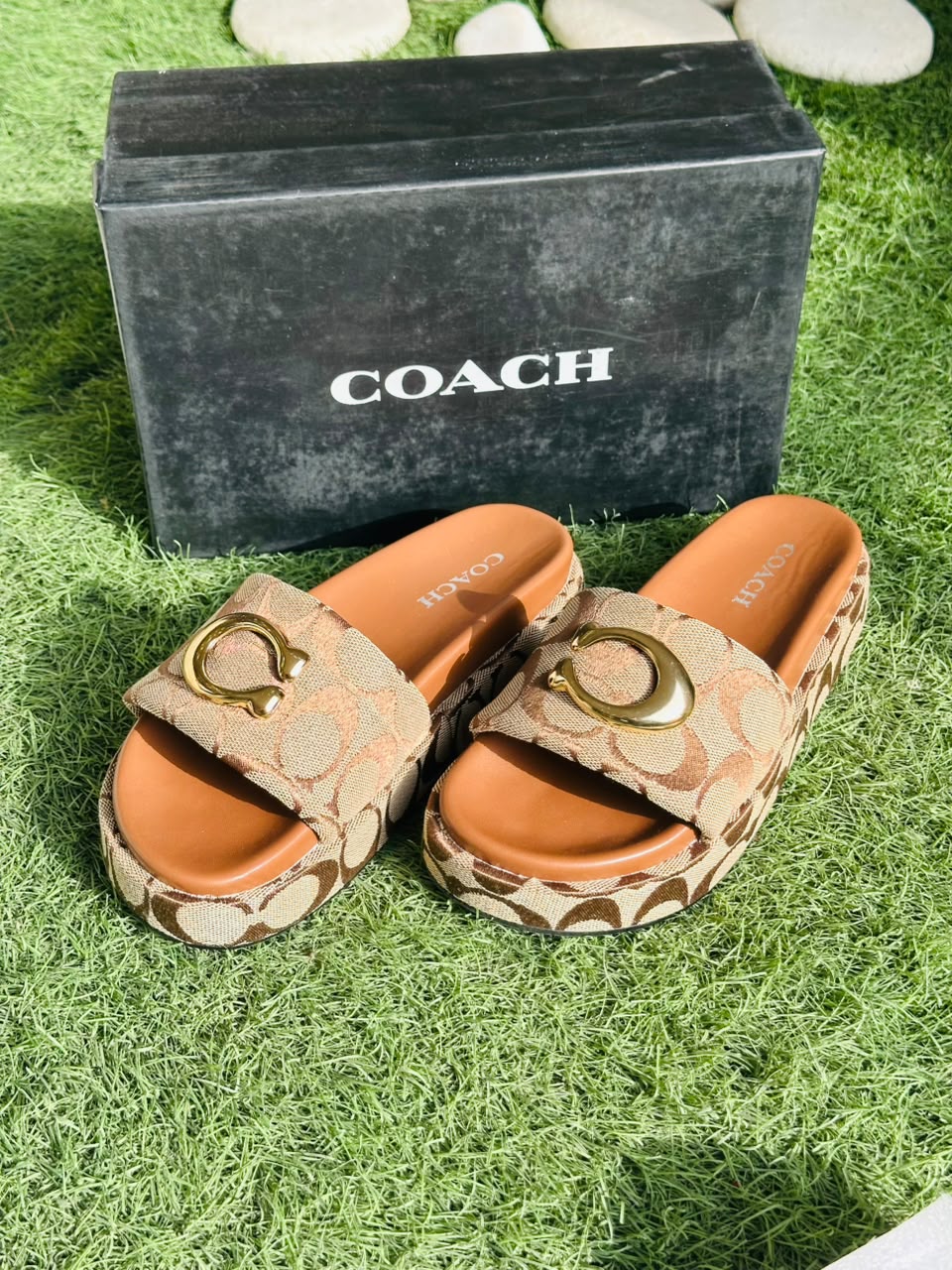 Coach Slide Sandals - Stylish Designer Casual Footwear