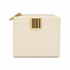 Luxury Croc Texture Mini Wallet