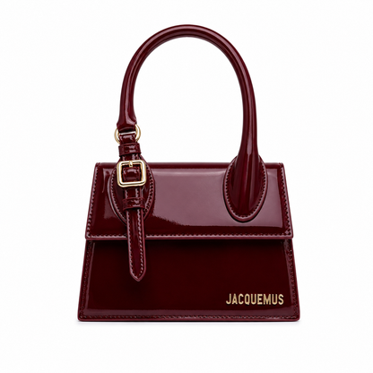 Elegant Glossy Mini Top Handle Bag for Women – Chic Fashion Handba