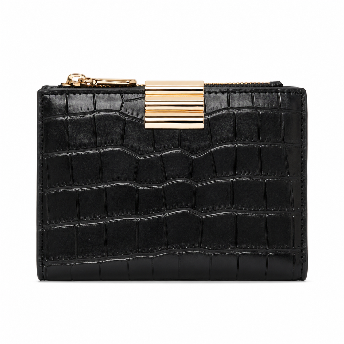 Luxury Croc Texture Mini Wallet