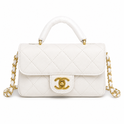 Elegant Quilted Ladies Crossbody Bag – Chanel Paris